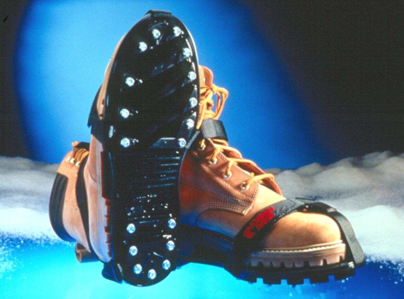 "Reduce Slips And Falls On Ice" ICEGRIPS(R) High Traction(TM) Footwear