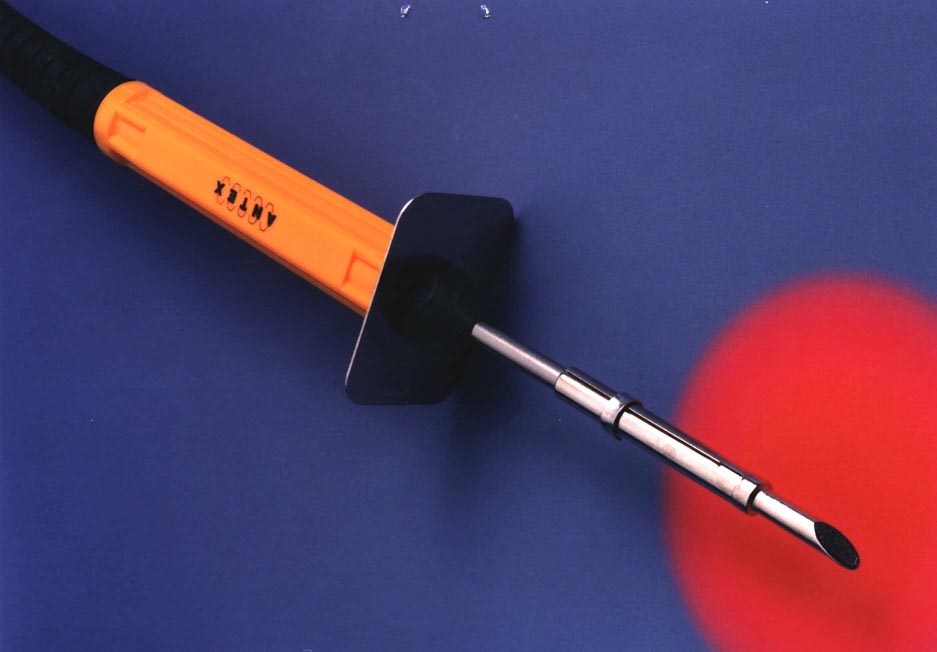 Miniature Soldering Iron Tips Fit Directly Over Heating Element