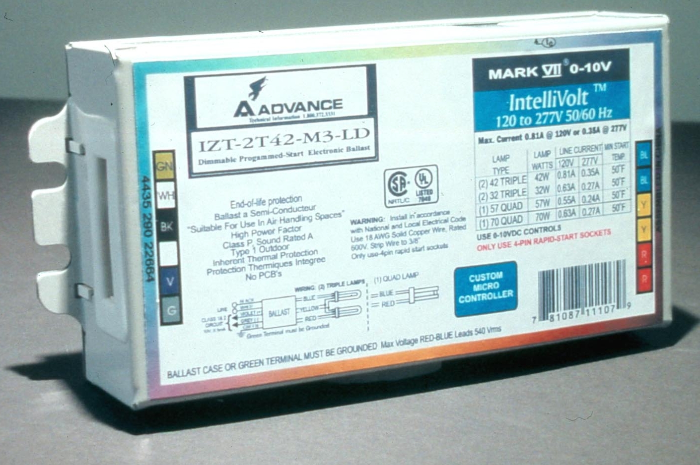 Advance Mark VII® 010V Dimming Ballasts Available for Operation of 57