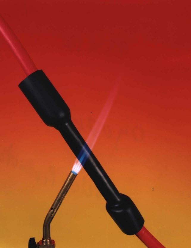 Polyofelin Heat Shrink Tubing Bonds and Forms Environment Seal