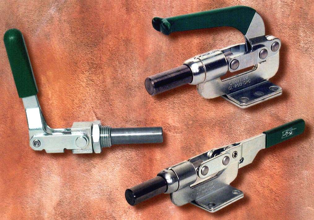 New SeltAdjusting Toggle Clamps with SpringLoaded Plungers