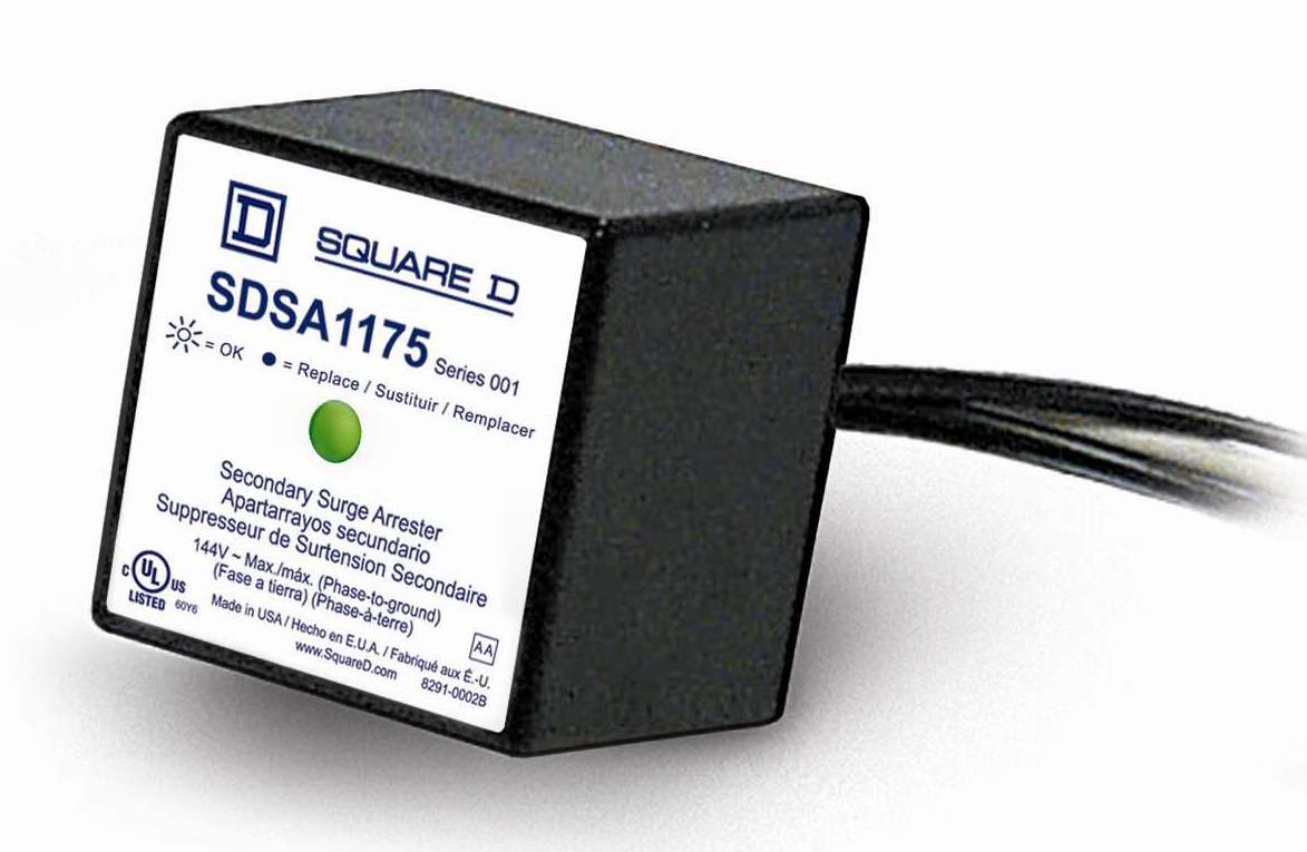 New Square D® Secondary Surge Arresters Protect Against Lightning and