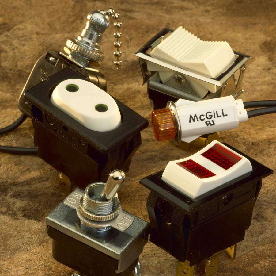 McGill Offers Expanded Toggle, Rocker and Levolier Switch Lines