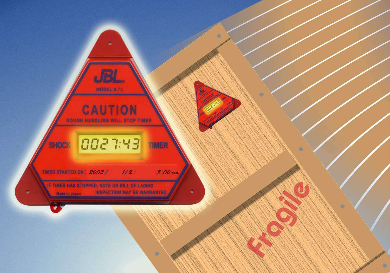 "Shock Timer" InTransit Shipping Monitor from IST Corp.