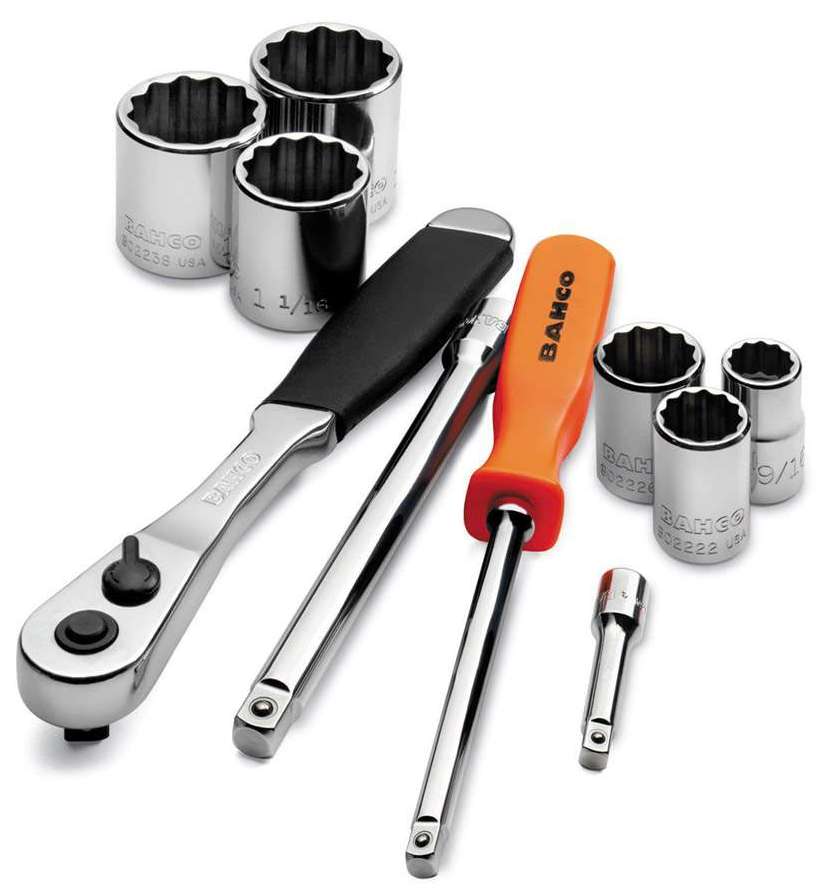 New BAHCO® Socket and Ratchet Sets Deliver SuperTorque® Fastening Power