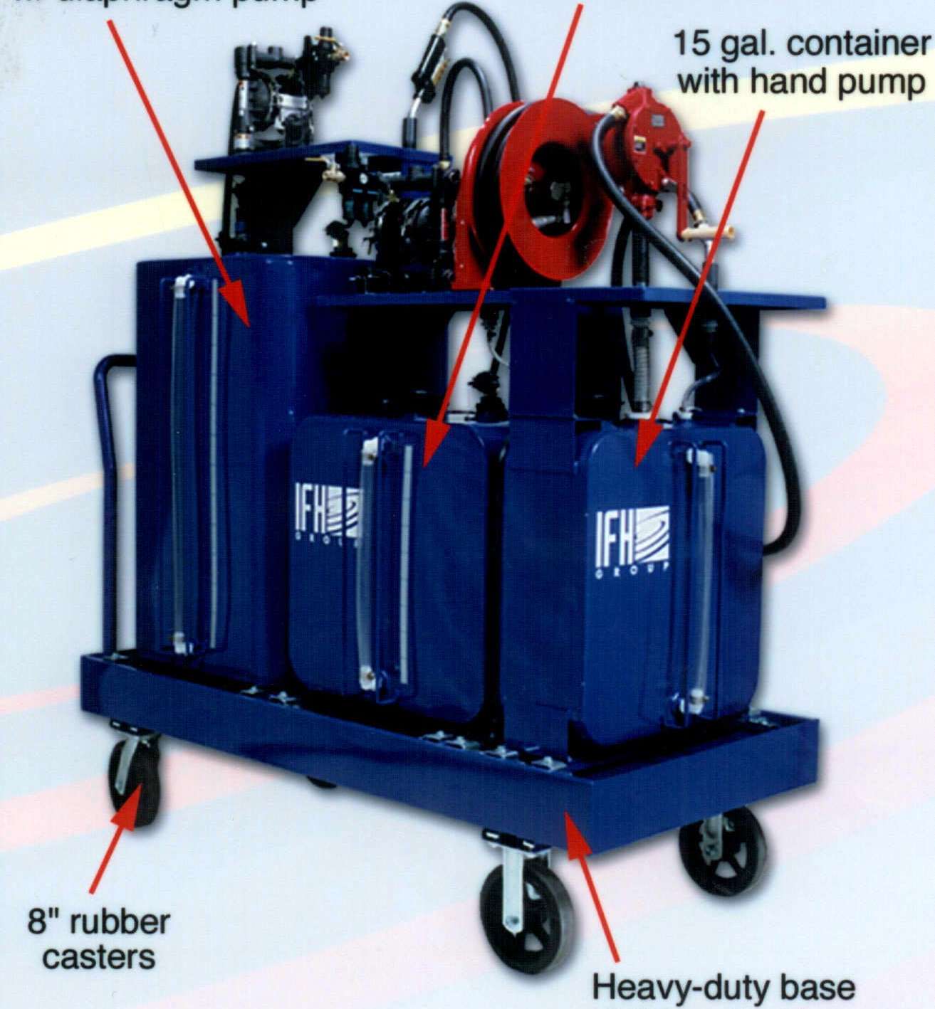 E.S.P. Mobile Lubrication Carts from IFH Offer Exceptional Flexibility