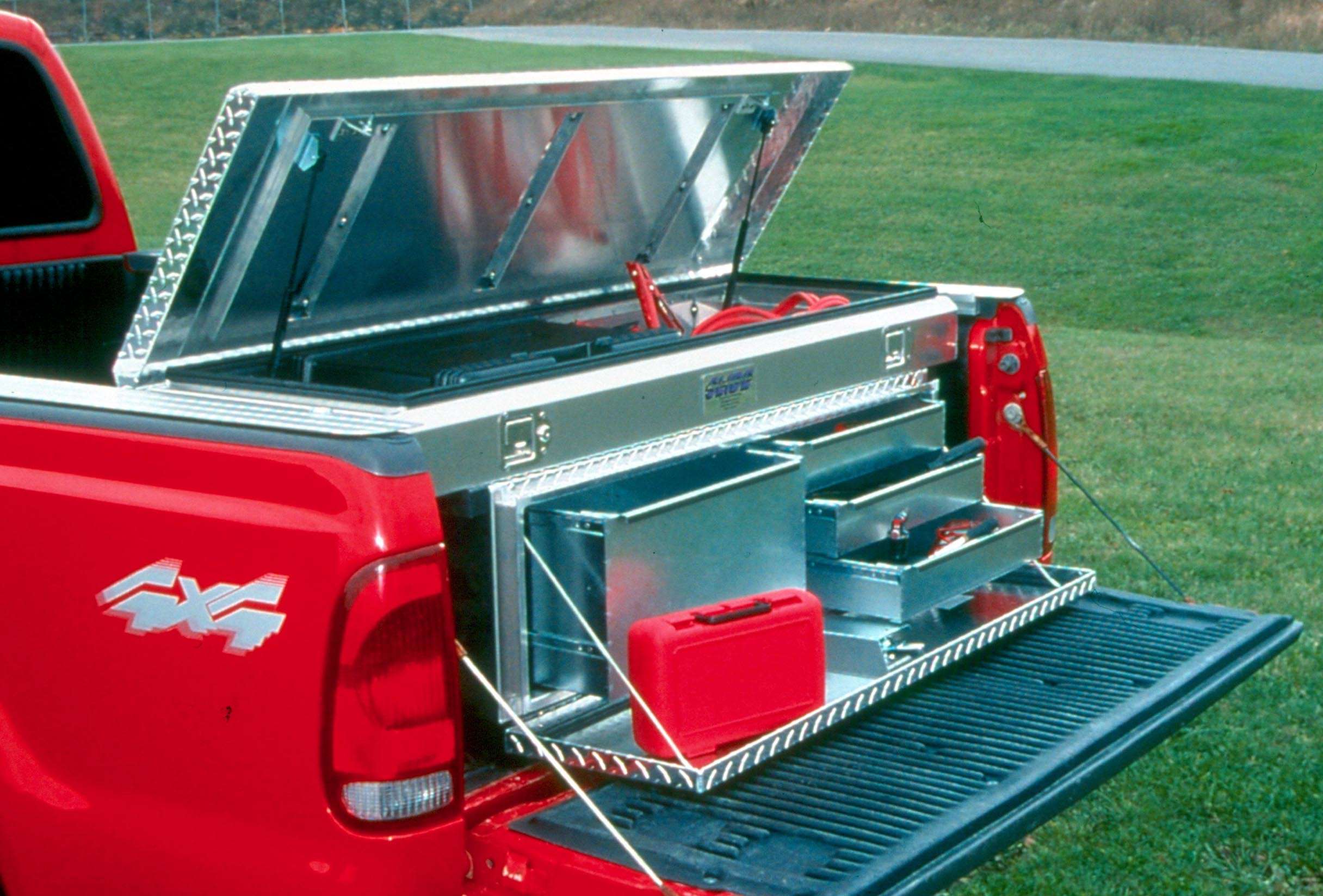 Work Truck Tool Storage Ideas : Trailer Tool Storage Shelving Garage