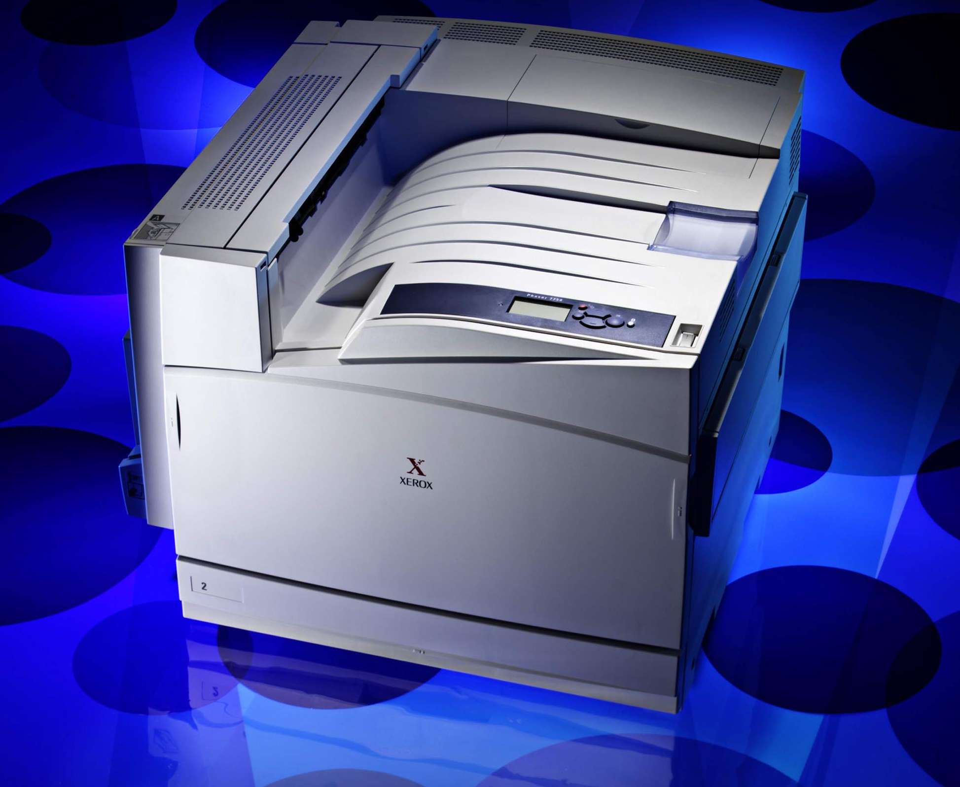 color laser printer sample page