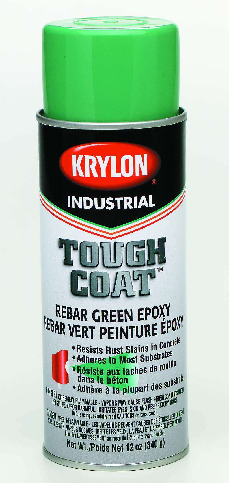 Diversified Brands Offers Krylon® Industrial Tough Coat® Rebar Green Epoxy