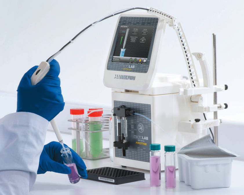 Hamilton's Microlab 300 Redefines HandHeld Pipetting