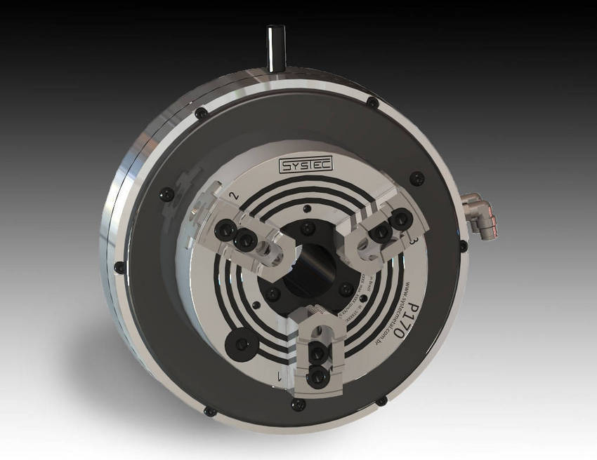 FrontActuated Pneumatic Jaw Chuck Brings Automatic Workholding with