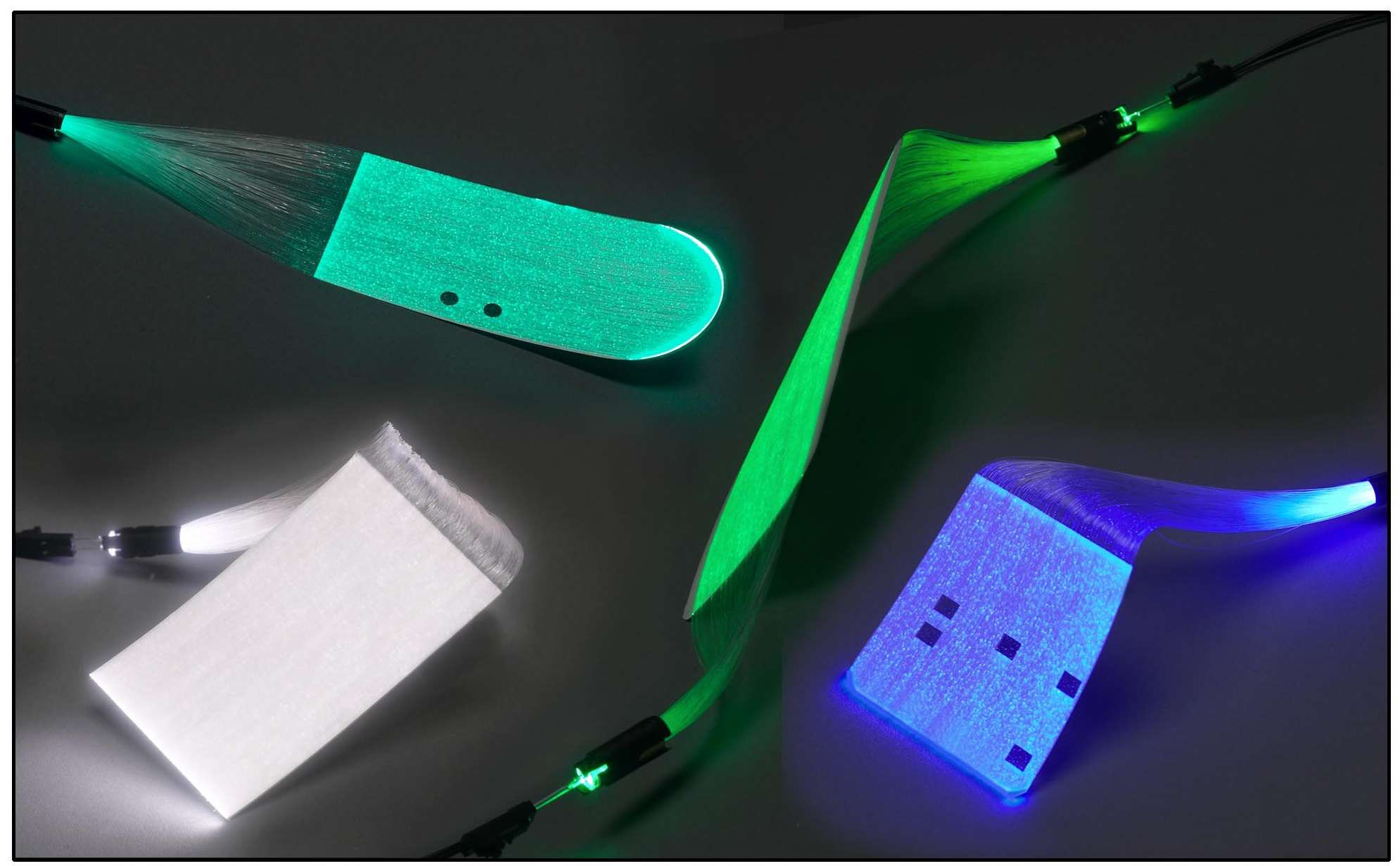 New UniGlo® Optima(TM) Fiber Optic Backlight from Lumitex Doubles