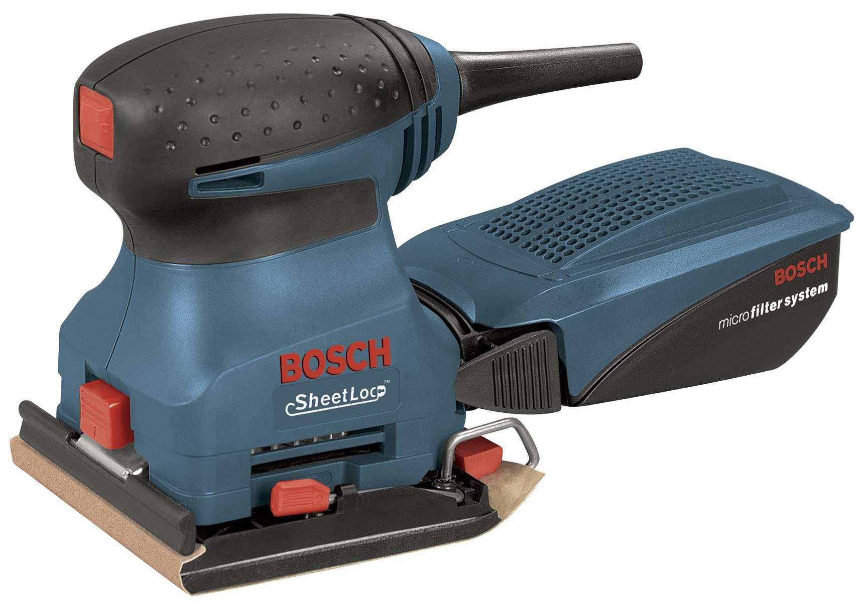 New ¼ Sheet Sander With Superior Sandpaper Attachment System