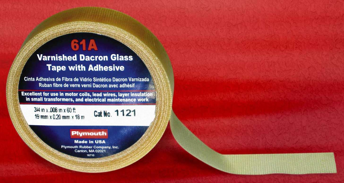 Plymouth Electrical Tape's Varnished Dacron Glass Tape Takes the Heat
