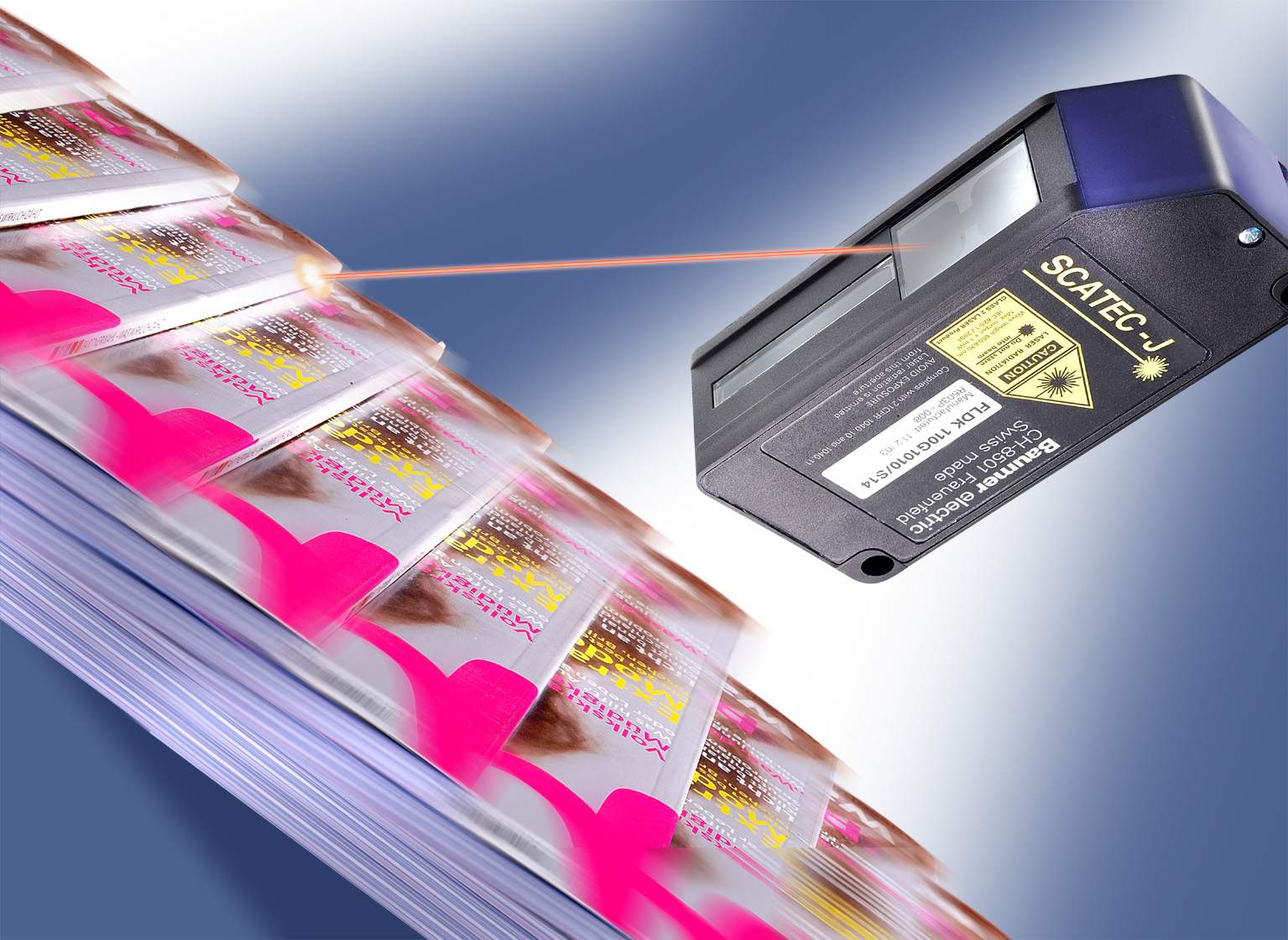 Baumer Electric Develops Economical Laser Copy Counter