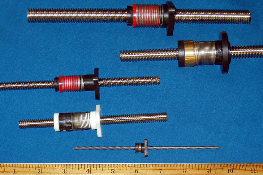 Nordex AntiBacklash Nuts and Lead Screws