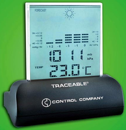 Digital Barometer on Digital Barometer Is Traceable To Nist Standards   Control Company