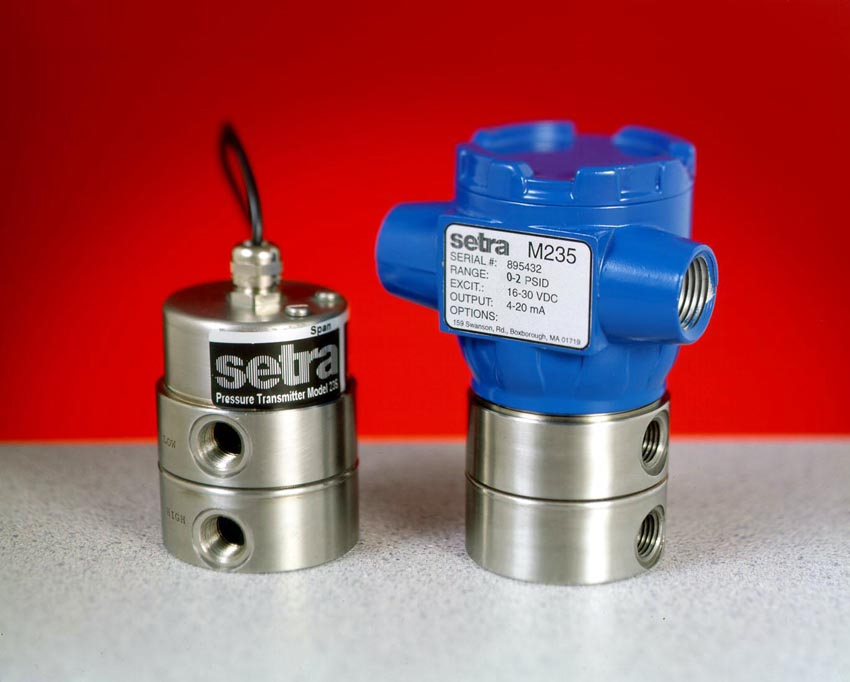 SETRA's Inductive Sensing Transducer is High Pressure Answer for Test