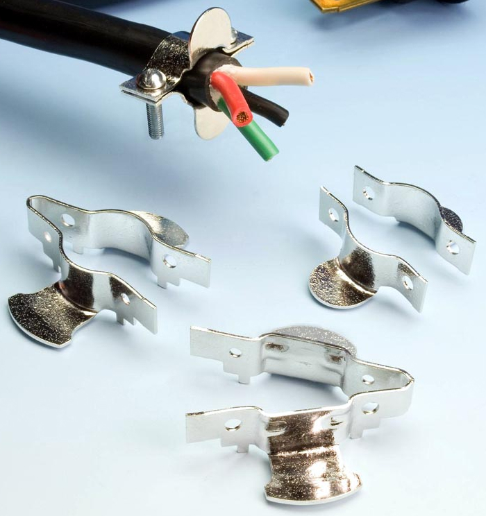 Cable Strain Relief Clamp Protects Cords in Critical Applications