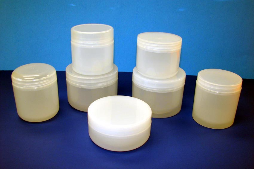 Olcott Plastics Offers Jars 'Naturally Frosted'