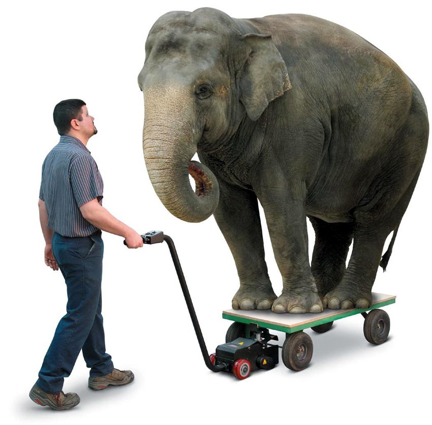Cordless, BatteryPowered Cart Mover