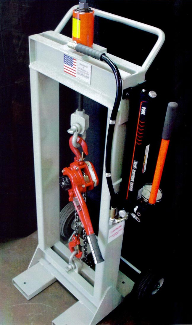 New Hydraulic Test Stand is Light Weight, Portable, Accurate, Hand