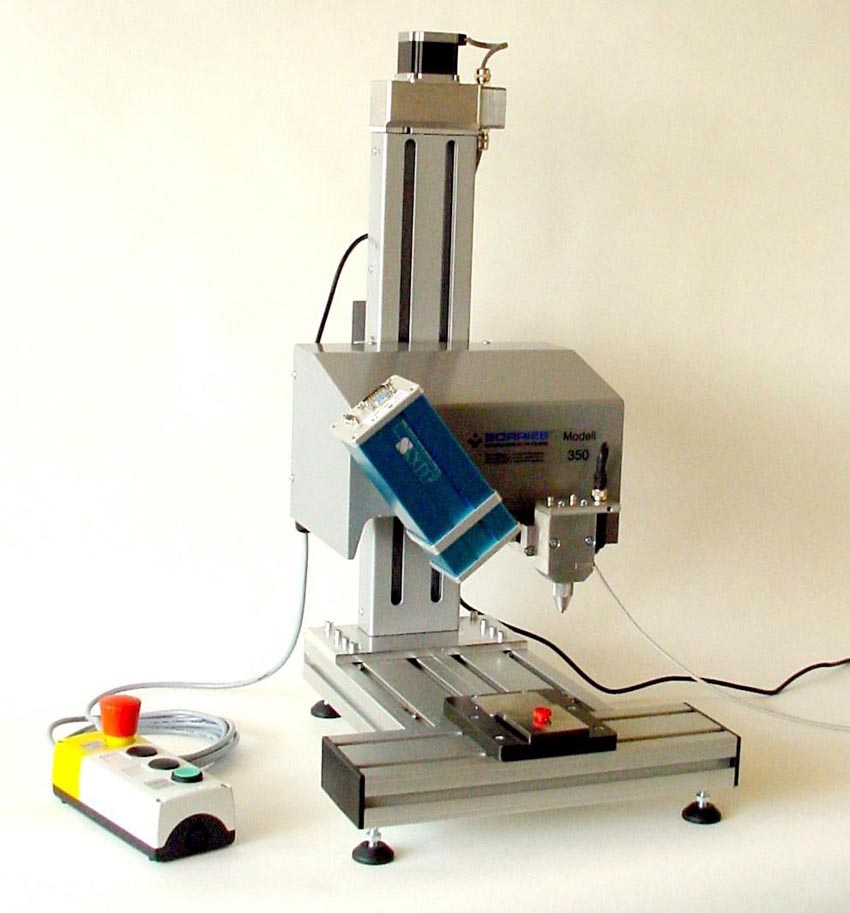 Borries Marking System's Model 350 Dot Matrix Machine