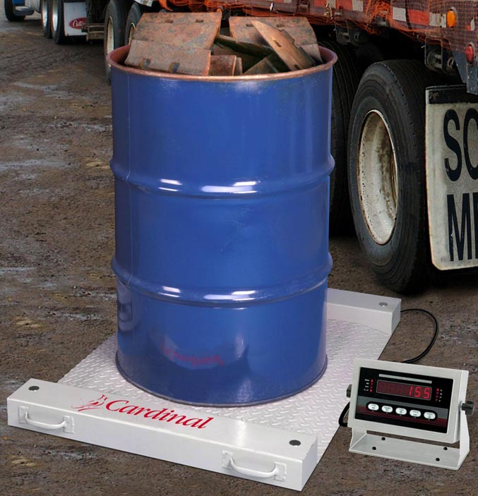 Portable Drum Scale Ideal for Weighing Scrap OnSite