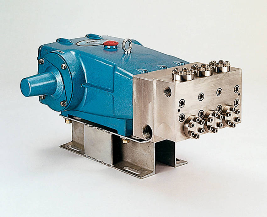 Triplex Plunger Pump Delivers Psi