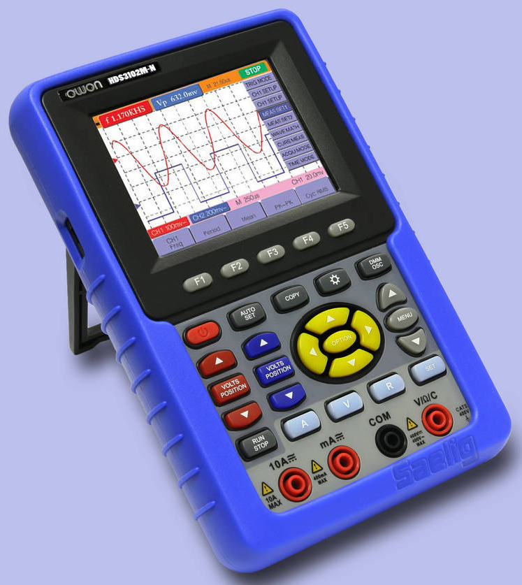 Saelig Debuts 100MHz Handheld Oscilloscope