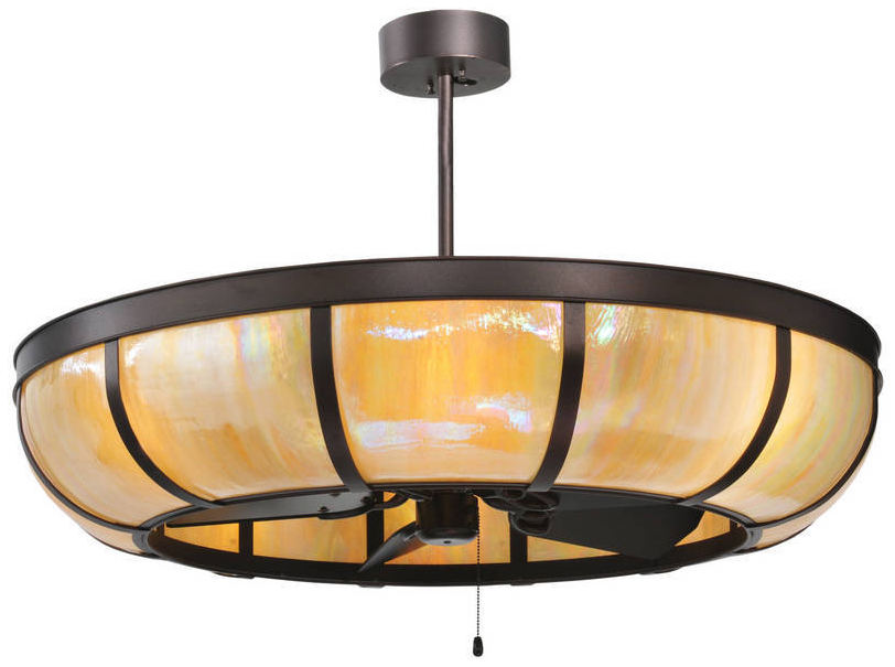 Meyda Custom Lighting Introduces Bent Stained Glass Chandel-Air(TM) to ...