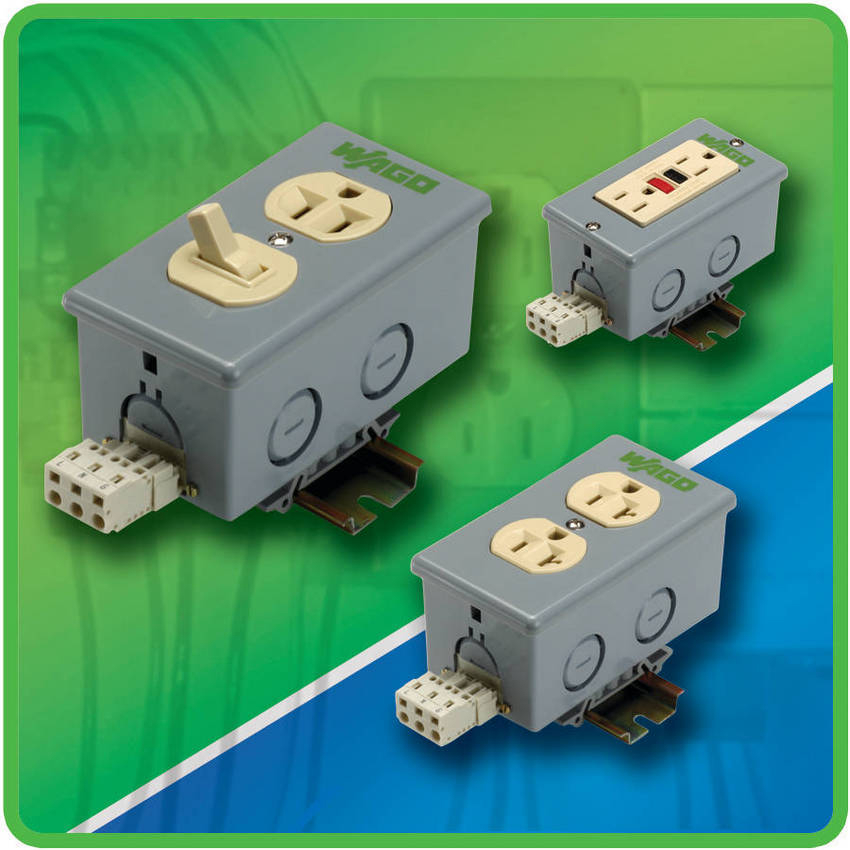 WAGO CPO DINRail Mount Outlet Boxes