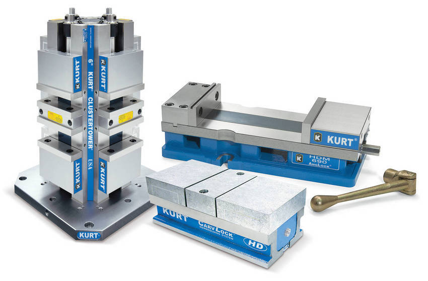 Kurt HD and HDL Workholding Replaces DL430 DoubleLock and CT430 Cluster