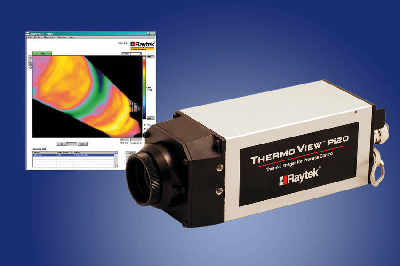 Monitors on Thermal Imager Monitors Continuous Or Stationary Targets   Raytek