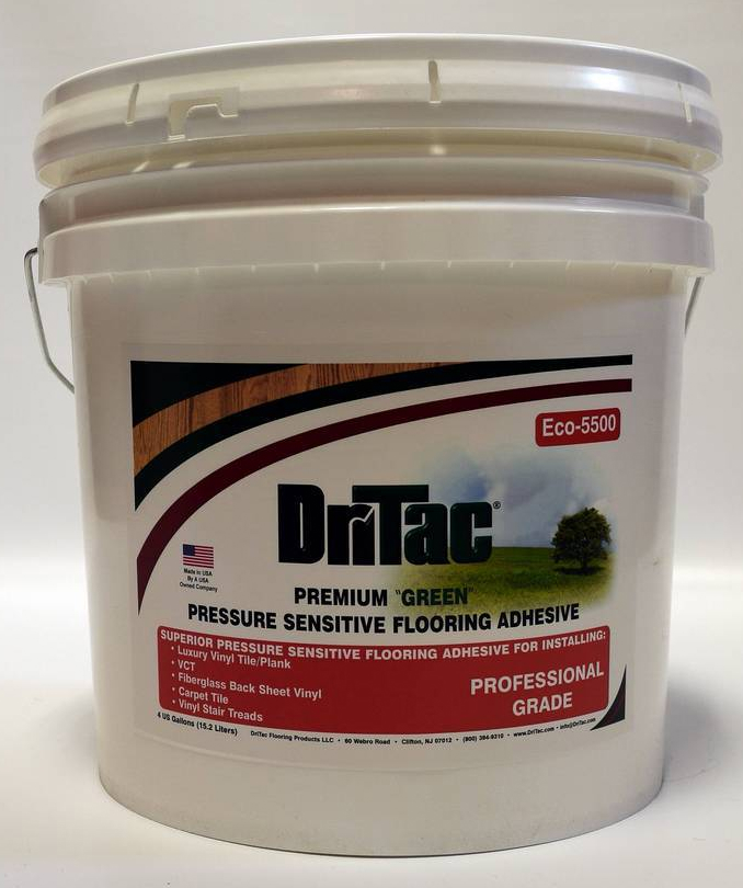 DriTac Introduces New "Green" Pressure Sensitive Flooring Adhesive for