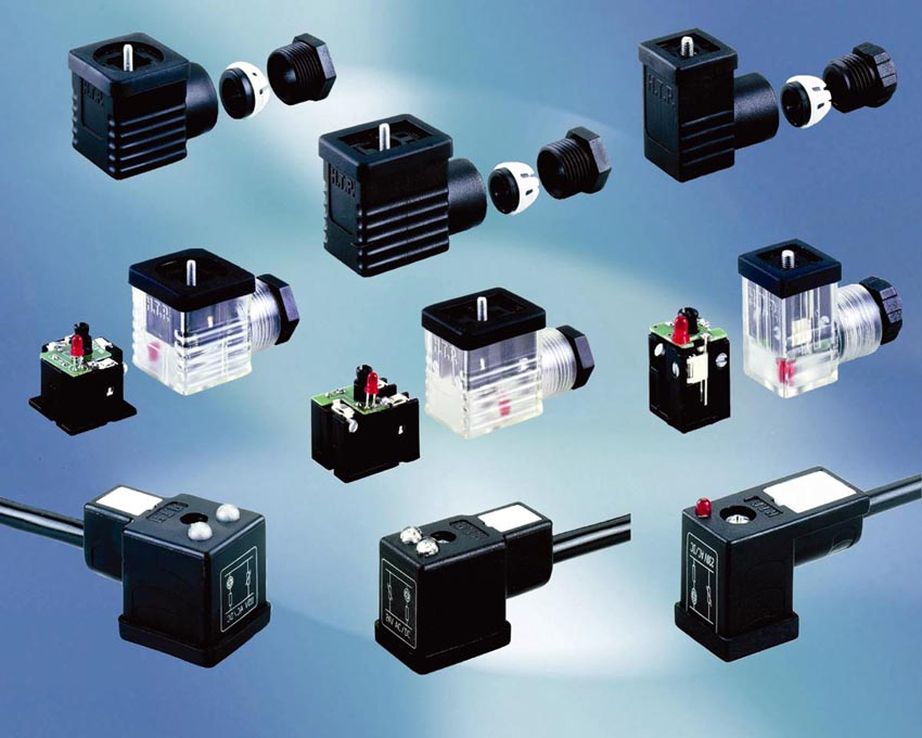 DIN Solenoid Valve Connectors