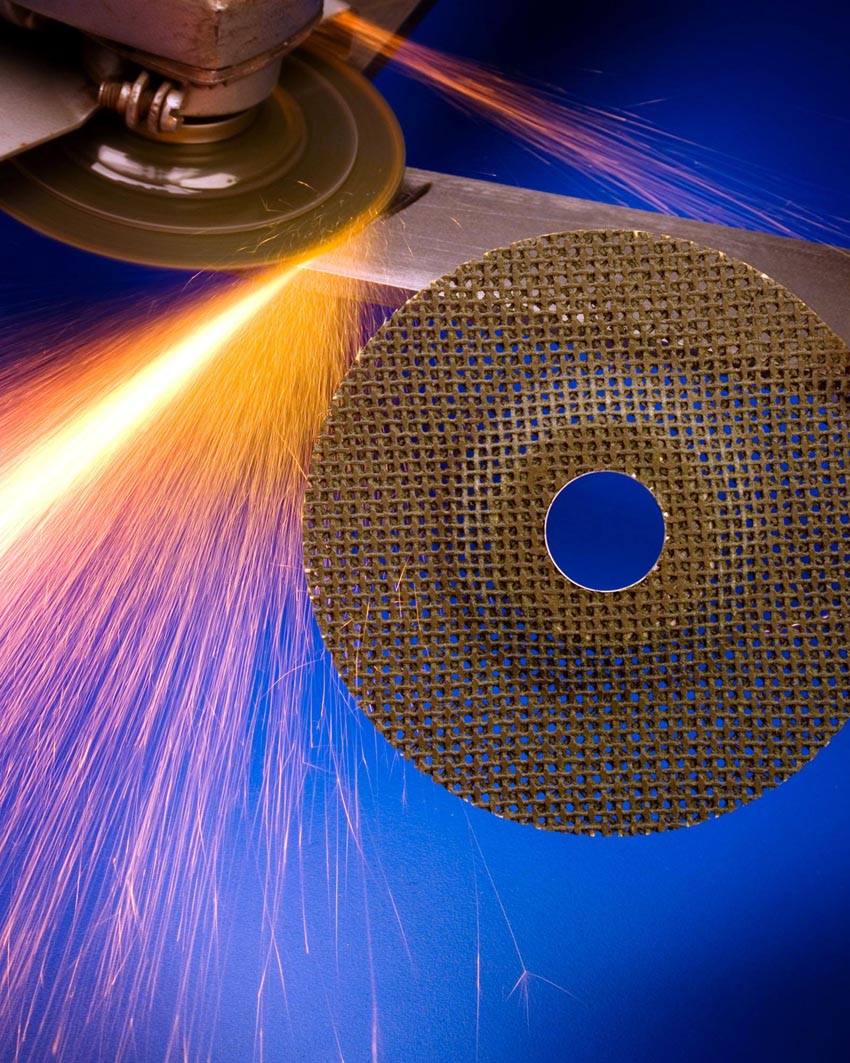Abrasive Wheel Flexible Mesh Design Runs Cool