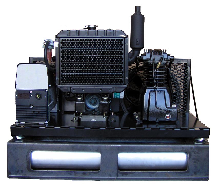 New Diesel Generator Compressor Combines Two Products into One, Space