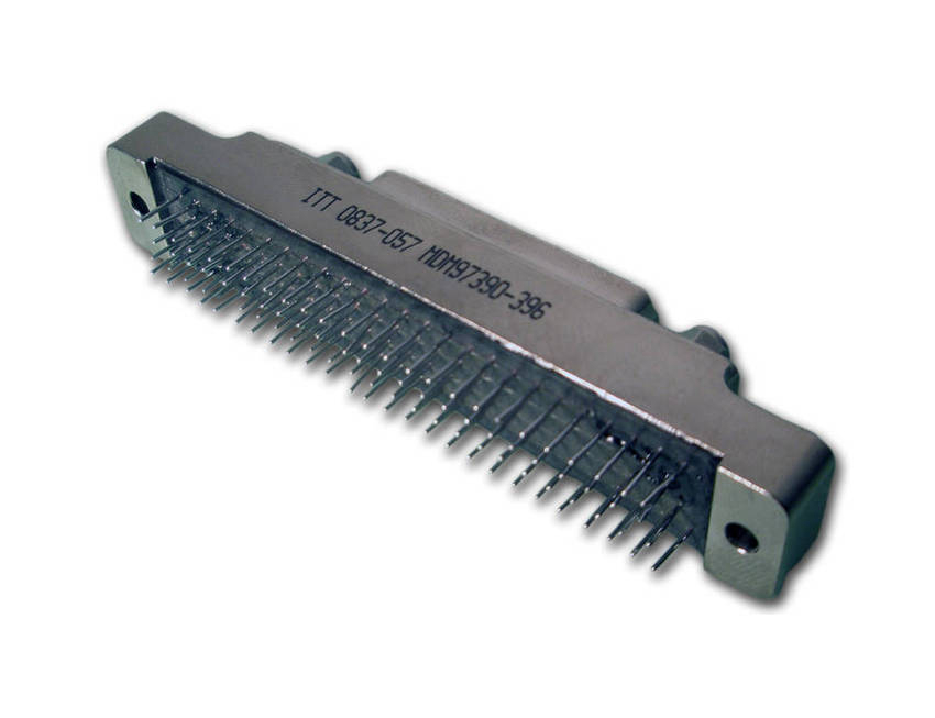 ITT Develops 100Position PCB Connector with High Density Signals, EMI