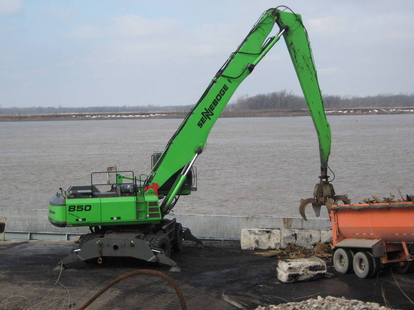 Yellow Banks Powers up for Profit with Sennebogen Green Machine