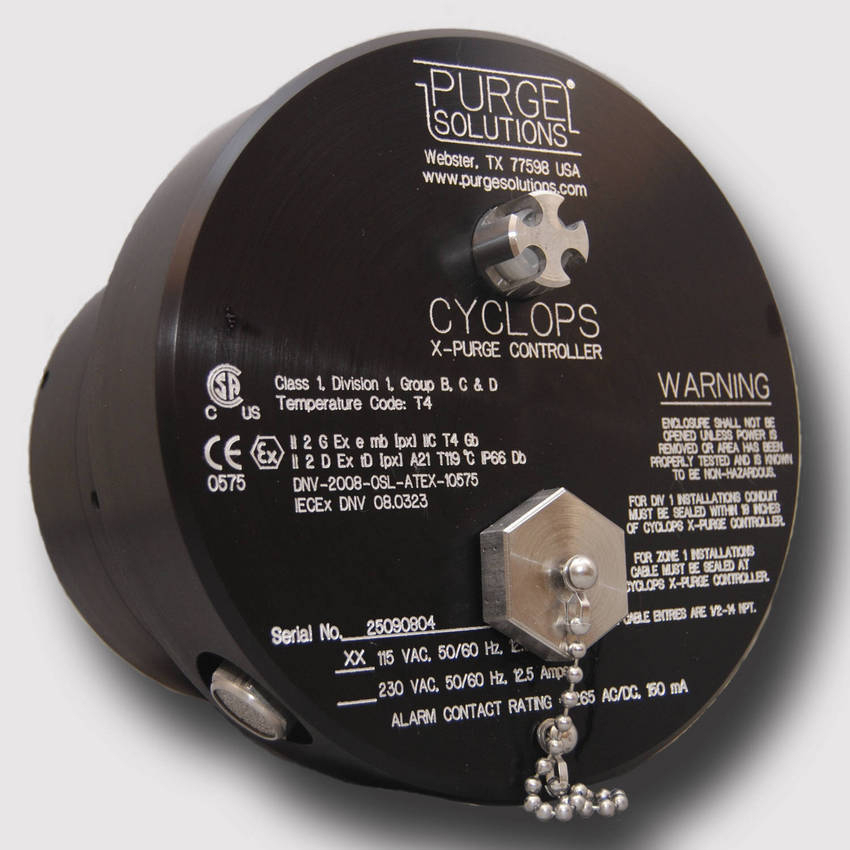 Purge Solutions, CYCLOPS Type X Purge / Pressurization System Is ATEC