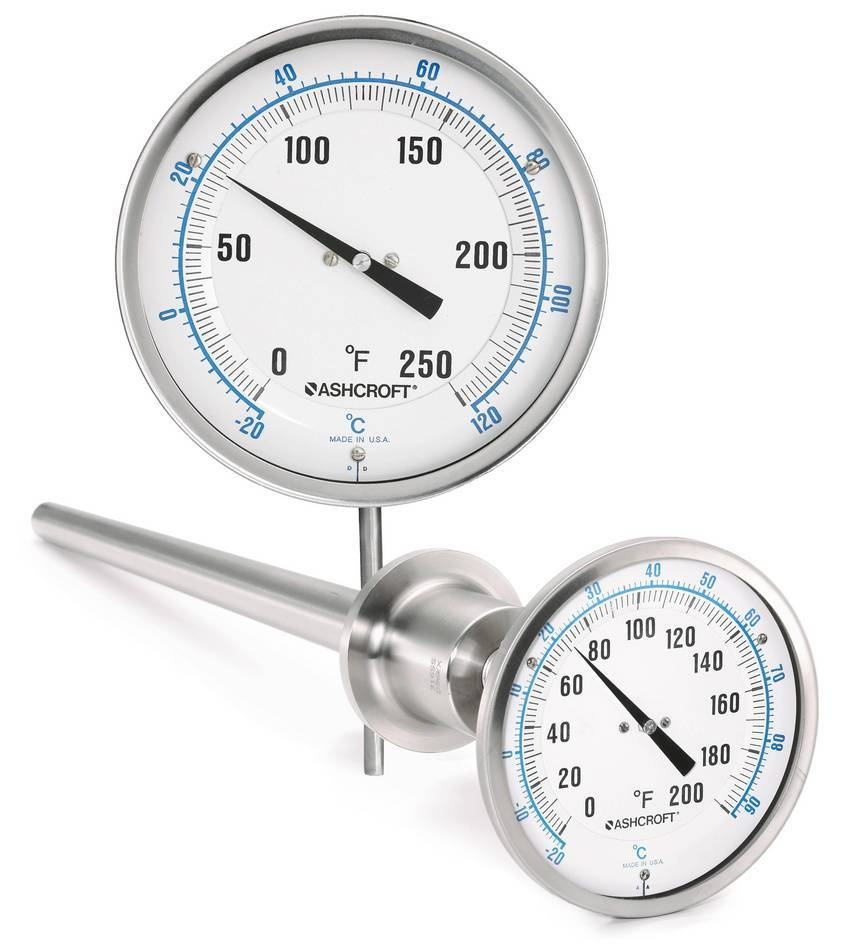 Bimetal Thermometers Eliminate Mercury