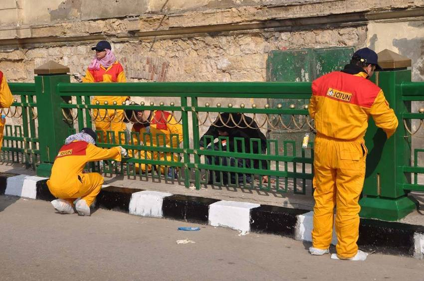 Jotun Paints Plays Key Role in Renovation of Egypt's Al Tahrir Square