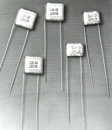 Capacitors are designed for high voltage applications.