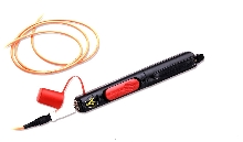 Visual Fault Locator accepts various optical connectors.