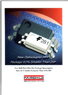 Optocouplers are available in tape and reel configuration.