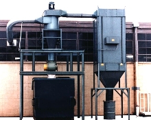 Dust Collection System suits wood/plastics processes.