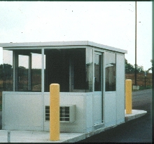 Aluminum Buildings have clear anodized construction.