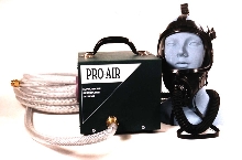 Respirator System provides fresh air.