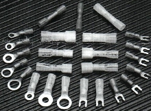 Heat Shrink Terminals provide environmental seal.